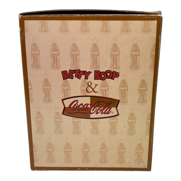 2000 Coca-Cola Betty Boop 1956 Yellow BoxTruck Figurine Decor Pudgy Vandor - Picture 15 of 16